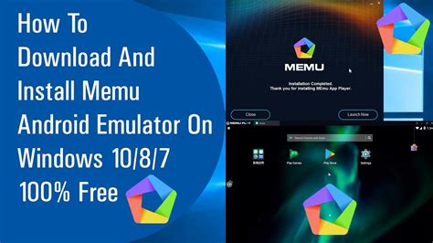 How To Download And Install Memu Android Emulator On Windows Free YouTube