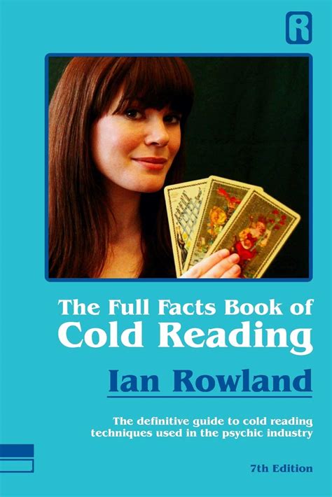 Buy The Full Facts Book Of Cold Reading The Definitive Guide To How