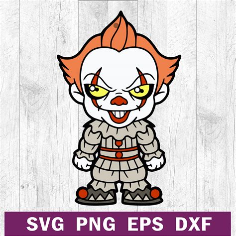 Pennywise Chibi Horror Movie Svg Png File Pennywise Hallowe Inspire