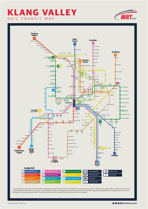 Peta transit berintegrasi lembah klang. Perjalanan MRT - MRT Corp