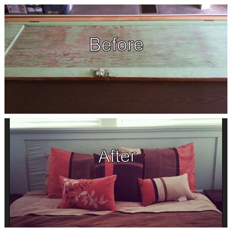 You can use the kit inside or outside and create whatever your imagination can dream up! My very own DIY headboard made from an old door! (With images) | Diy headboard, Headboard, Furniture
