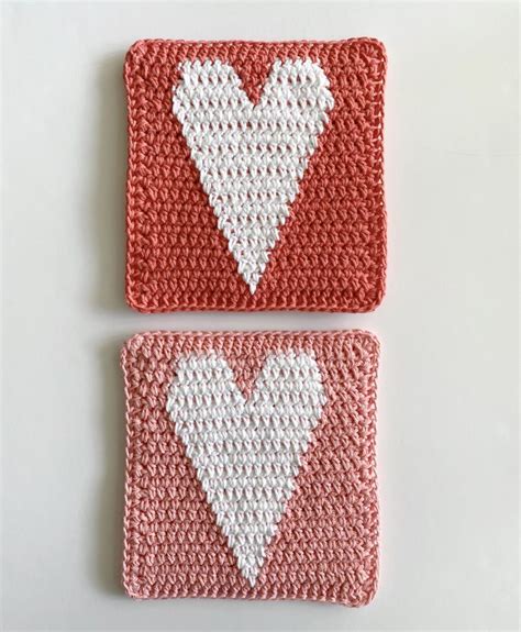 Crochet Skinny Heart Hot Pad Daisy Farm Crafts