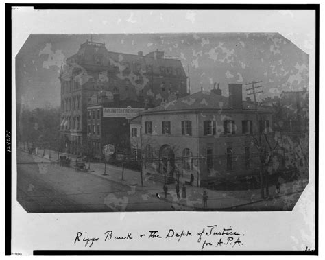 A Rare Look At Riggs Bank And The Department Of Justice In Washington Dc