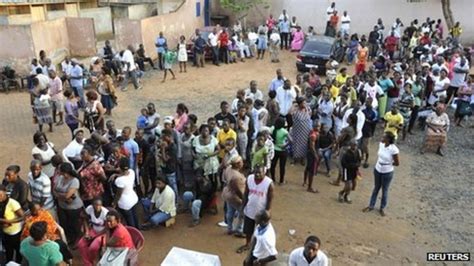 Ghana Election Voting Enters Second Day Bbc News