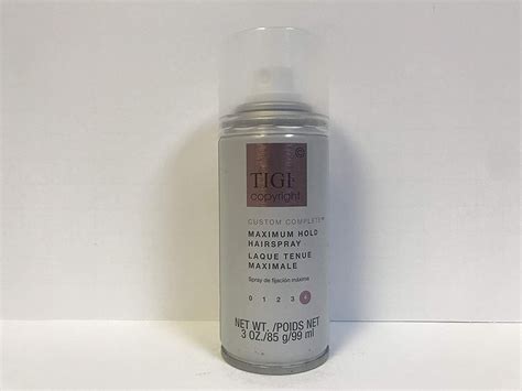 TIGI Copyright Custom Complete Maximum Hold Hairspray 3 Oz Travel