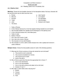 Check spelling or type a new query. Romeo and Juliet - Act 2 Quiz by Mr. Ball | Teachers Pay Teachers