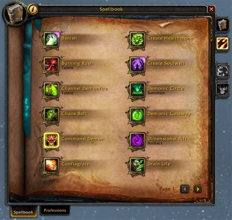 Spellbook Wowpedia Your Wiki Guide To The World Of Warcraft