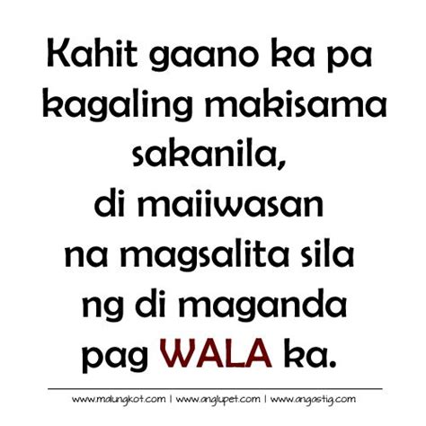 Patama Di Maiiwasan Bitter Quotes Mga Patama Quotes Tagalog