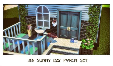 Sims 4 Designs Sunny Day Porch Set • Sims 4 Downloads