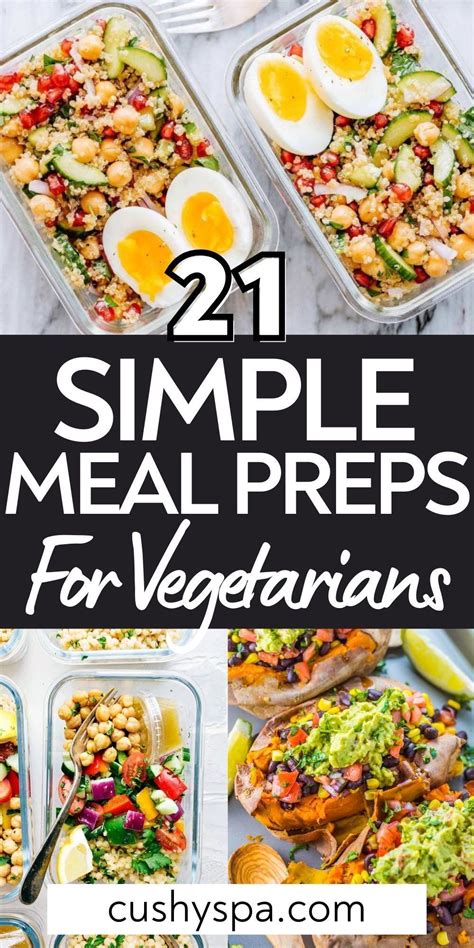 Veg Meal Prep Vegetarian Recipes Dinner Healthy Easy Healthy Meal