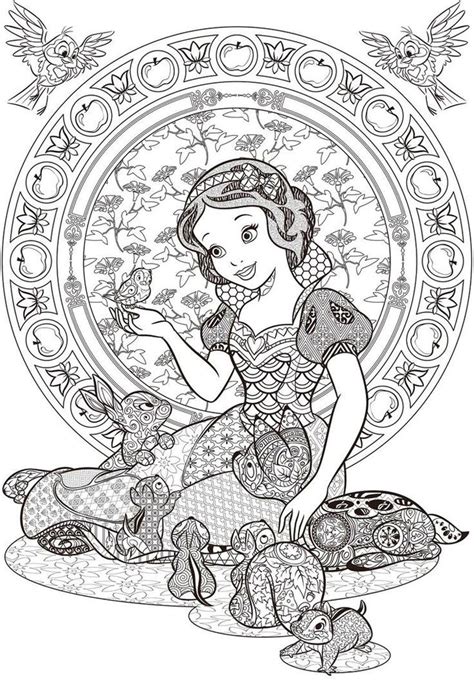 Get This Adult Coloring Pages Disney Detailed Zentangle