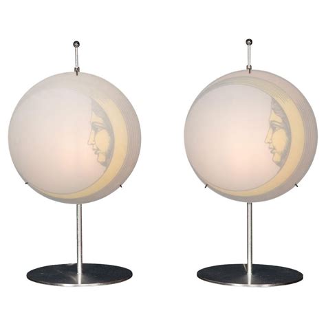 20th Century Italian Table Lamps By Fornasetti In 2022 Lamp Table Lamp Mirror Table