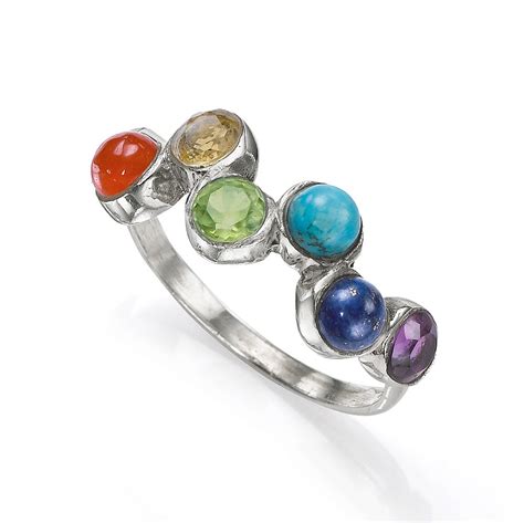 Chasing Rainbows Gemstone Ring Gemstone Jewellery Pia Jewellery