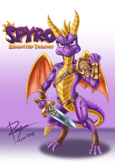 Fanart Spyro The Dragon By Williamthepaladin On Deviantart