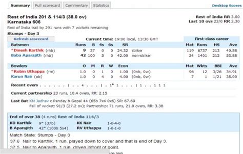 Espn Cricket Live Score F