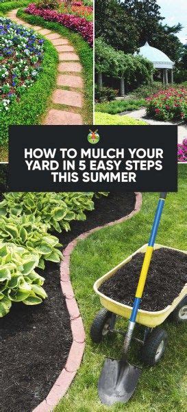 How To Mulch Your Yard In 5 Easy Steps Mulch Landscaping Vertical