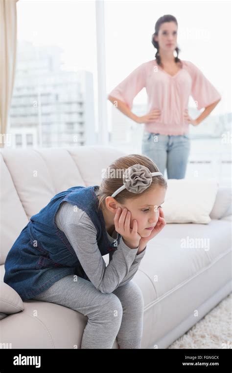 Mother And Daughter Not Talking After Argument Stock Photo Alamy