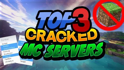 Top 3 Minecraft Cracked Servers Youtube