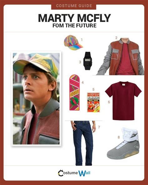 Pin By Chrissy On Back To The Future Marty Mcfly Costume 80s Party Outfits Mcfly