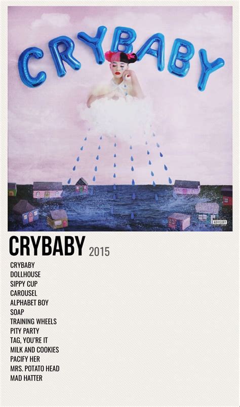 Baby Songs List Song List Cry Baby Song Melanie Martinez Canciones