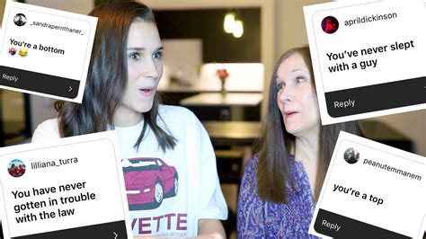 my mom reads your assumptions about me youtube