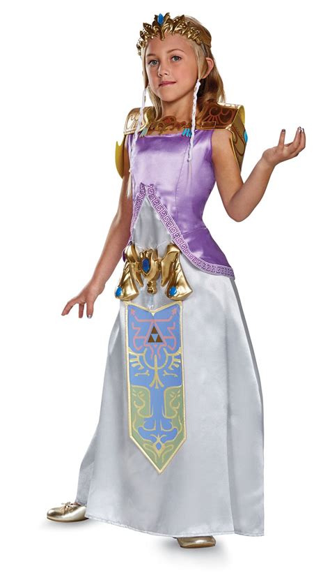 Legend Of Zelda Princess Zelda Deluxe Child Costu In 2021 Zelda