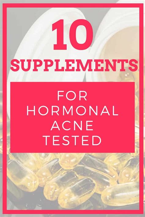 Popular Supplements For Hormonal Acne Tested
