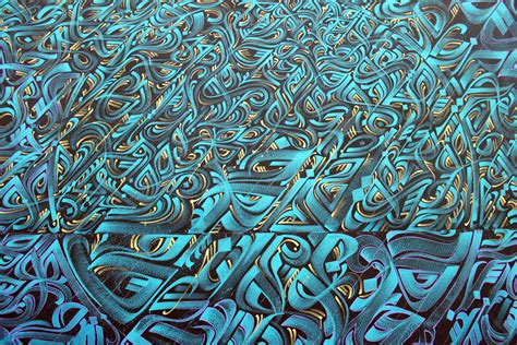 Breathtaking Canvas Abstract Calligraphy Designing Fever Magazine