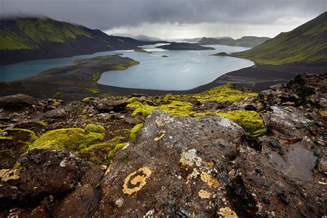 Overcast Landscape With Langisjor Lake In Iceland Photograph By Yevgen