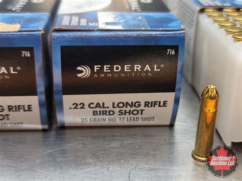 Ammo New Surplus Federal Game Shok 22lr Bird Shot 25gr 12 Lead