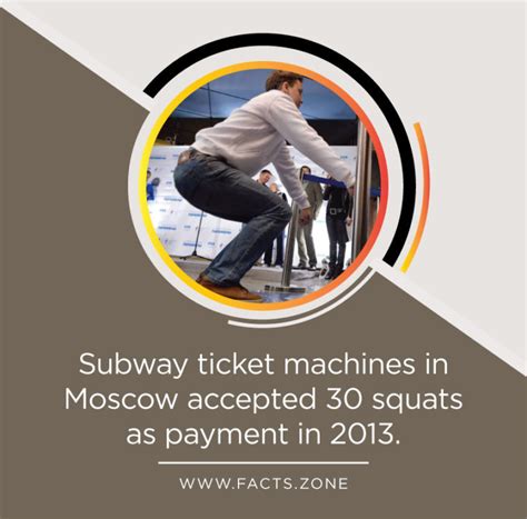 Subway Ticket Machines In Moscow Accepted 30 Squats As Payment In 2013