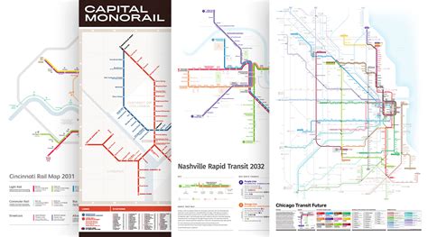 Past Future Transit Maps — Michael Tyznik