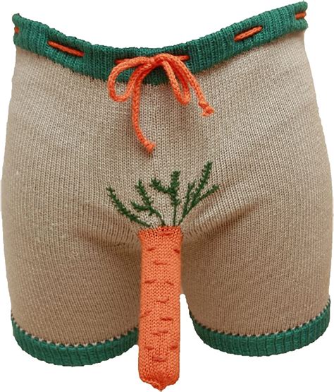 Mysexyshorts Mens Carrot Shorts Boxers Underwear Carrot Boxers Funny
