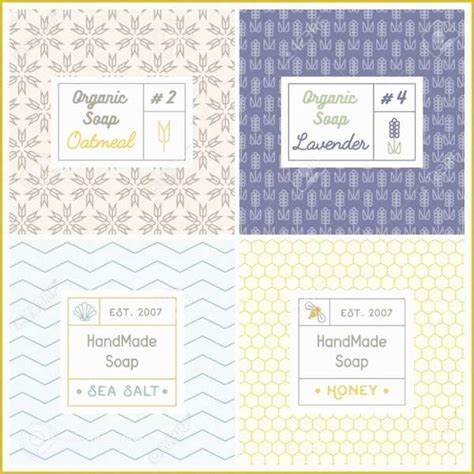 I used kraft paper for the packaging. Free soap Label Templates Of soap Labels Printable Editable Label Band Floral Vintage ...