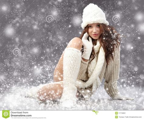 Winter Woman Stock Image Image Of Happy Lifestyle Winter 17719061