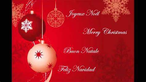 Joyeux Noelbuena Natalefeliz Navidad Merry Christmas Youtube