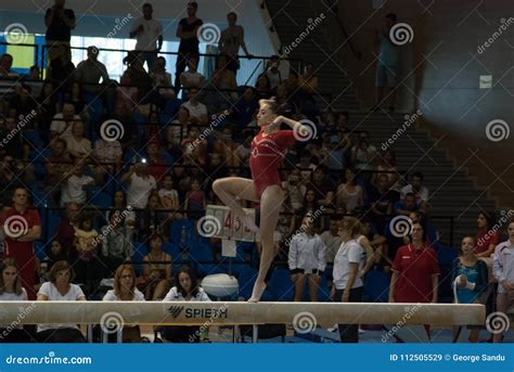 september 2 2017 ploiesti romania woman national gymnastics editorial stock image image of