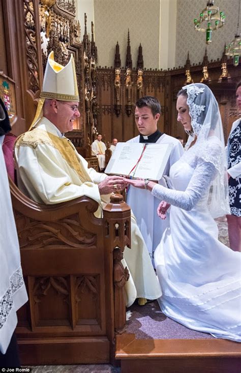 consecrated virgin marries jesus in wedding ceremony in indiana daily mail online