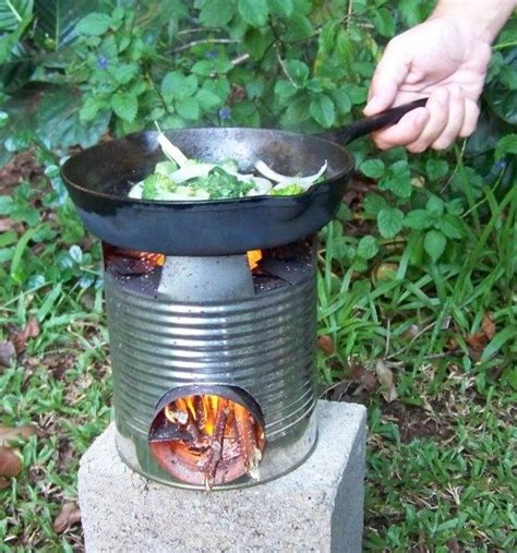 Stove type, boil time, weight, fuel source, and accessories. Coffee can rocket stove. | Camping and Survival | Pinterest | Rocket stoves, Stove and Coffee