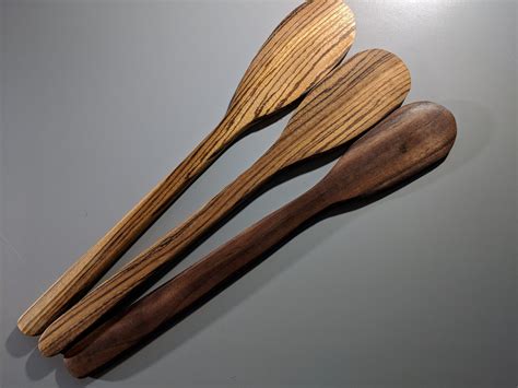 Handmade Wooden Spoons Walnut And Tiger Wood