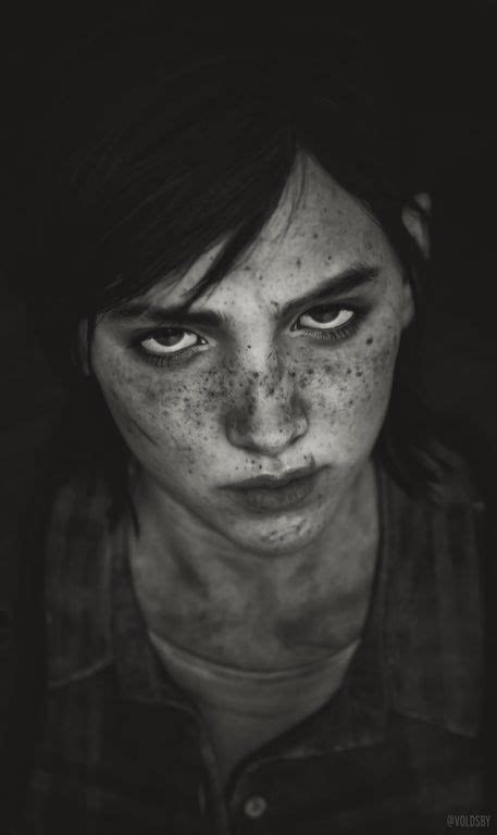 Portrait Of Ellie Thelastofus The Lest Of Us The Last Of Us2 The Last Of Us