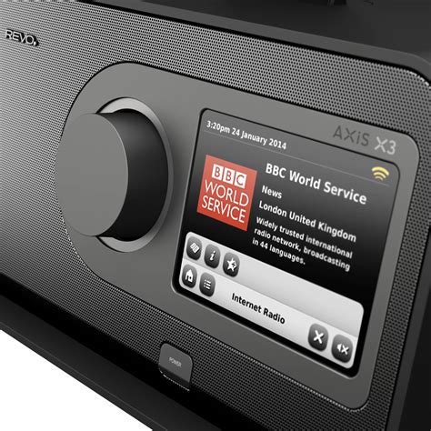 Revo AXiS X3 DAB/FM Wireless Bluetooth Internet Radio Dock with Apple