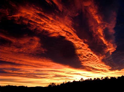 Flaming Sunset Sunset Sunrise Sunset Clouds