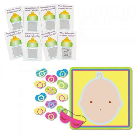 Baby Shower Games Pin The Pacifier On The Baby Scratch N Win