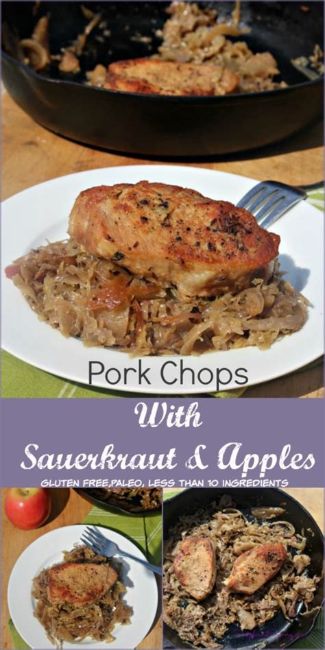 Pork Chops With Sauerkraut And Apples Simple And Savory