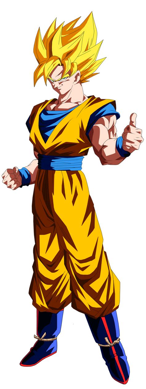 Son Goku Super Sayian By Brusselthesaiyan On Deviantart