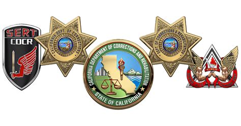 Military Insignia 3d California Department Of Corrections And