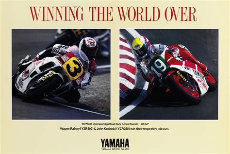 Poster Racing Information Yamaha Motor Co Ltd