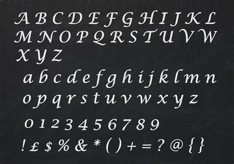 Alphabetlettersclipartchalkboardblackboard Free Image From
