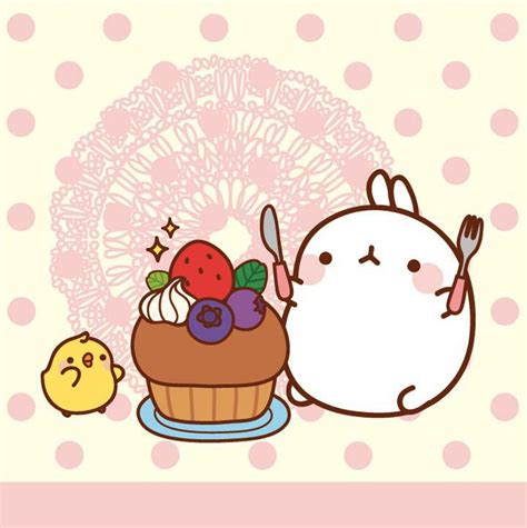 Browse millions of popular cute wallpapers and ringtones on zedge and personalize your phone to suit you. Molang Berries and Cake. | :: Molang :: | Pinterest ...